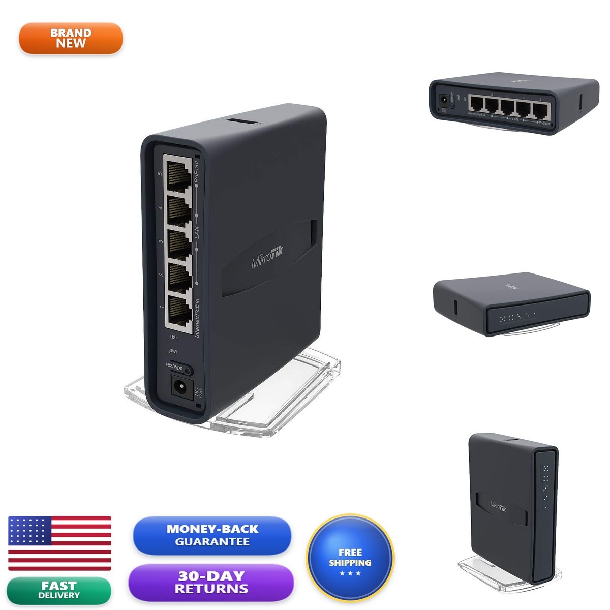Mikrotik RouterBoard hAP AC Lite Tower RB952Ui-5ac2nD-TC