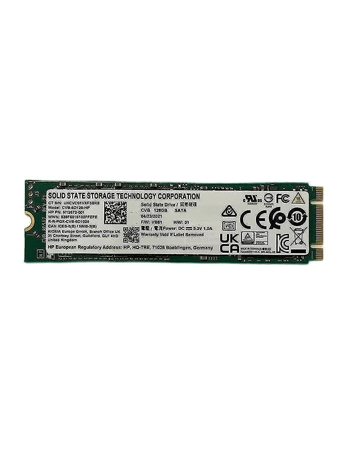 SSSTC Internal SSD, 128GB SATA Solid State Drive, M.2 2280 B+M 128GB, Green