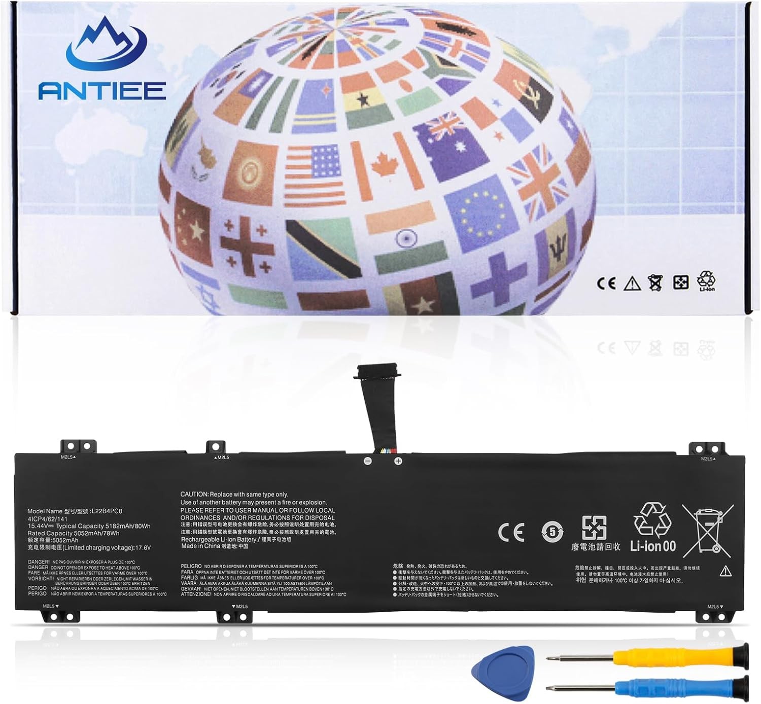 L22C4PC0 Laptop Battery Replacement for Lenovo Legion Pro 5 16ARX8 16IRX8