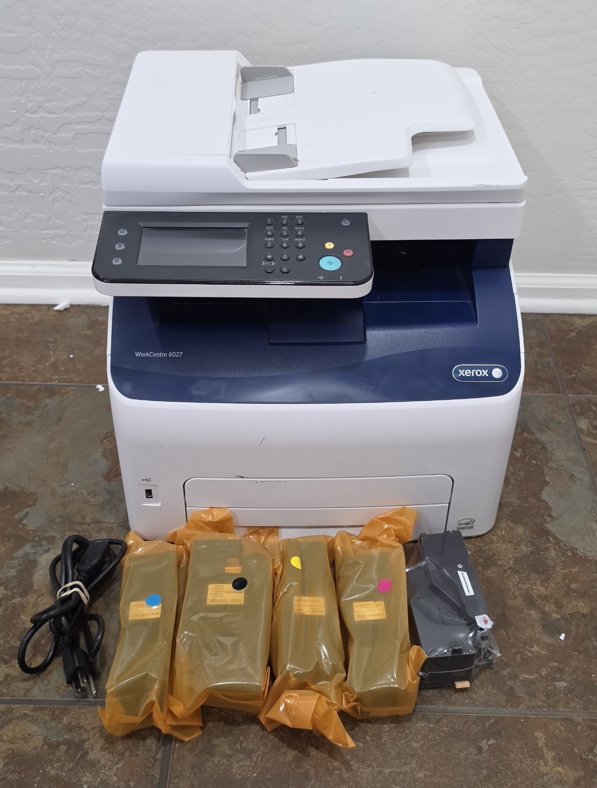 Xerox WorkCentre 6027 Wireless Multi-function Color Laser Printer + EXTRA TONER