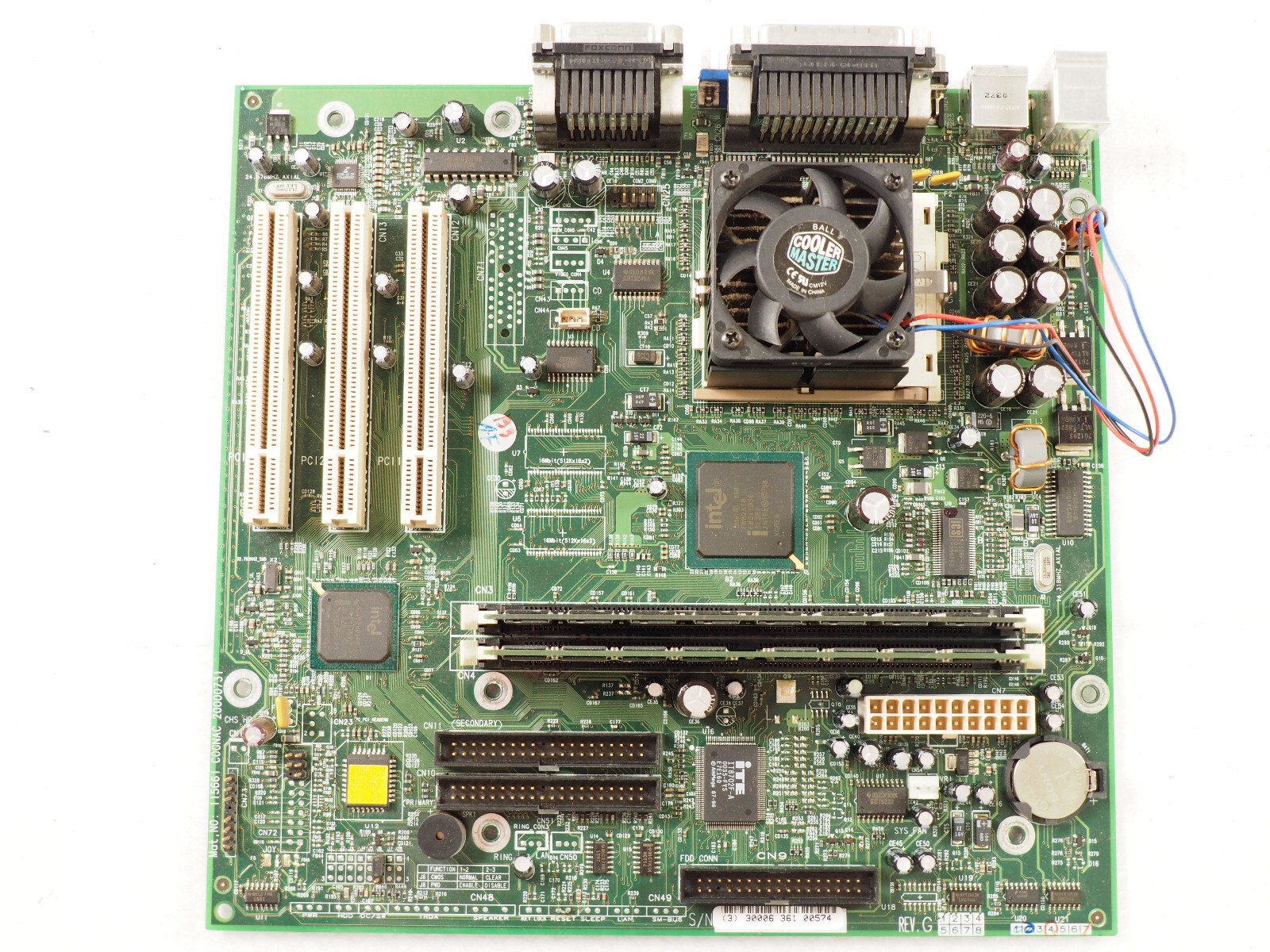 TriGem 115661 Cognac 20000731 Micro ATX Motherboard w/ Intel Celeron SL4P7, RAM