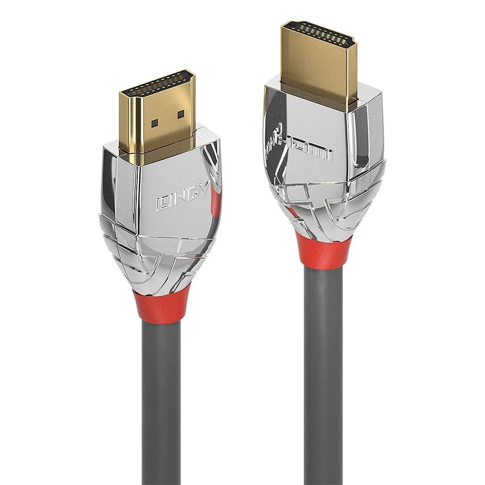 LINDY 37872 2m High Speed HDMI Cable,Cromo Line Premium Design Gold Plated,Silve