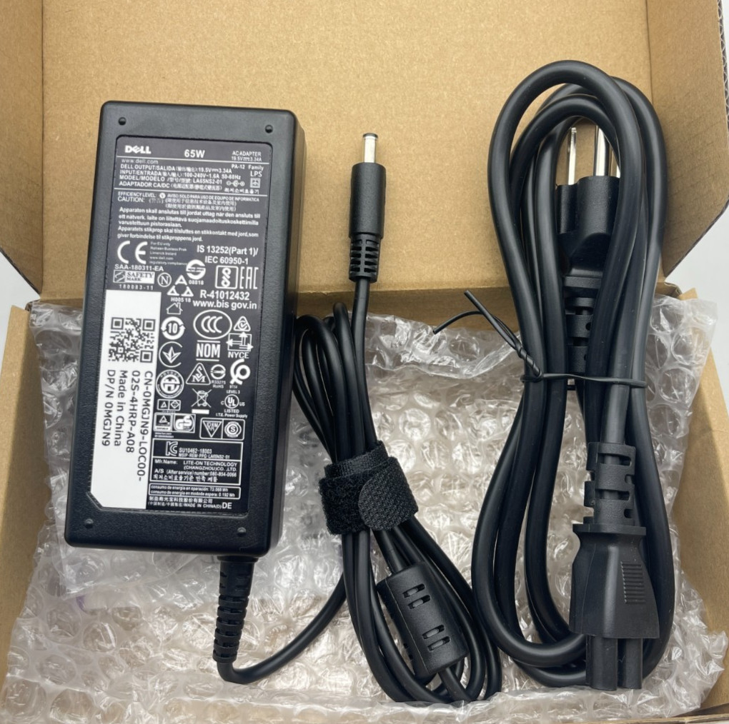 Genuine 65W 4.5*3.0mm Laptop Power Adapter For Dell 0MGJN9 LA45NM140 HA45NM140