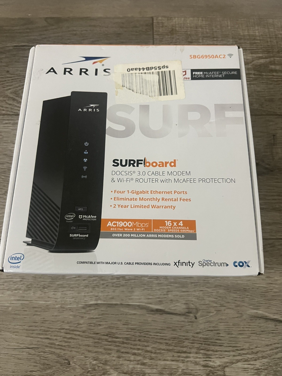 ARRIS SURFboard SBG6950AC2 DOCSIS 3.0 Cable Modem and WiFi AC1900 Router
