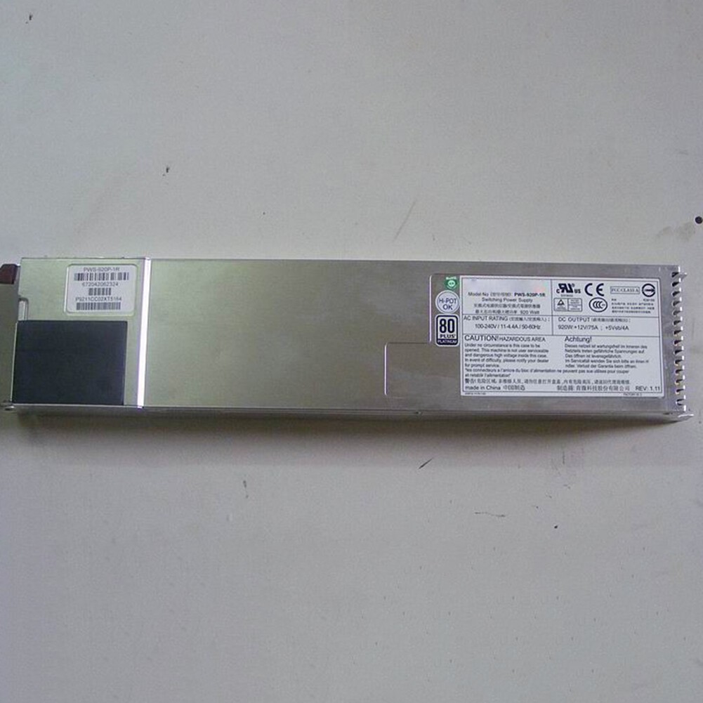 PWS-920P-1R Redundant Power Supply Module 900W for Supermicro