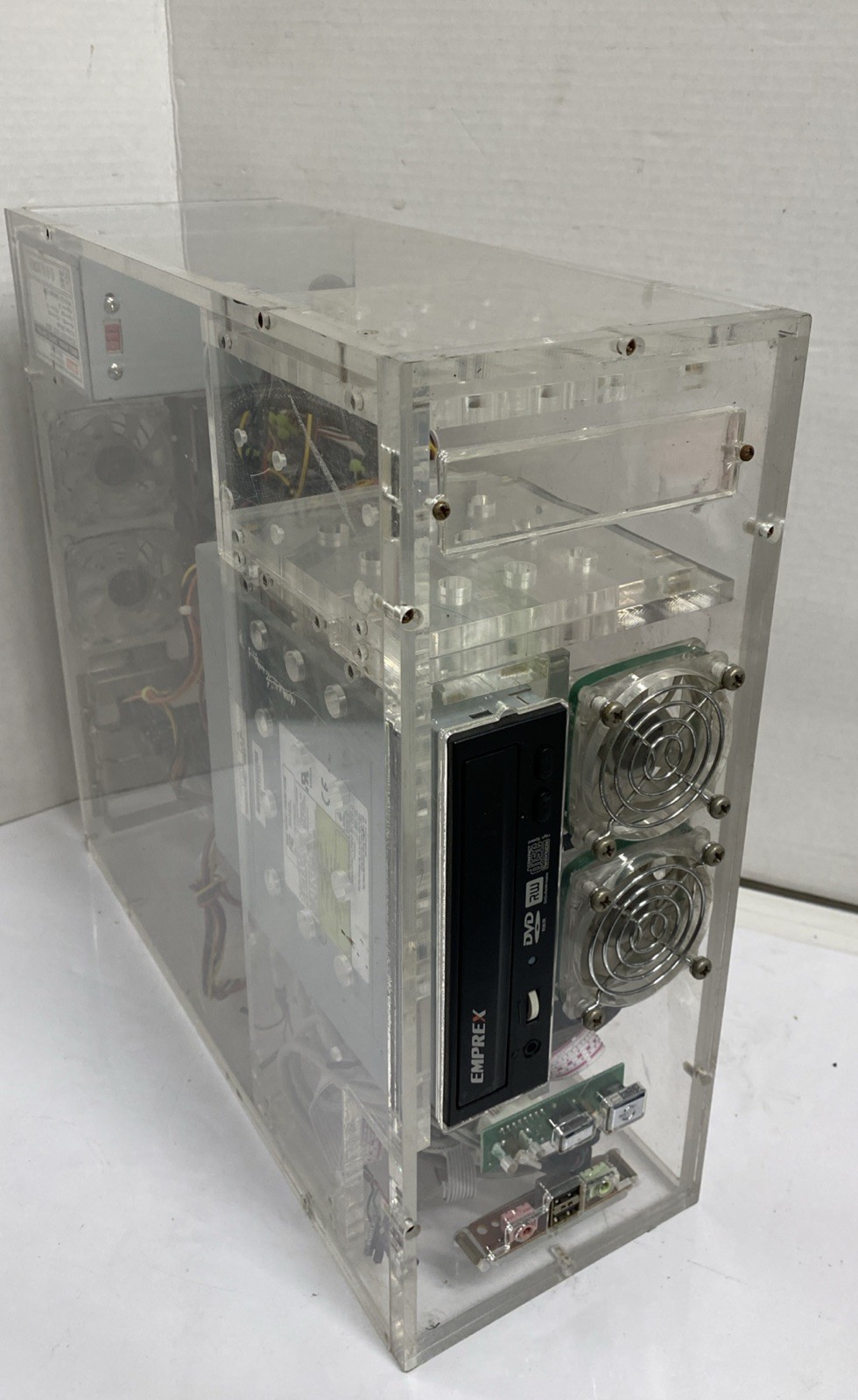 Custom Retro Acrylic PC | No HDD | Boots To BIOS