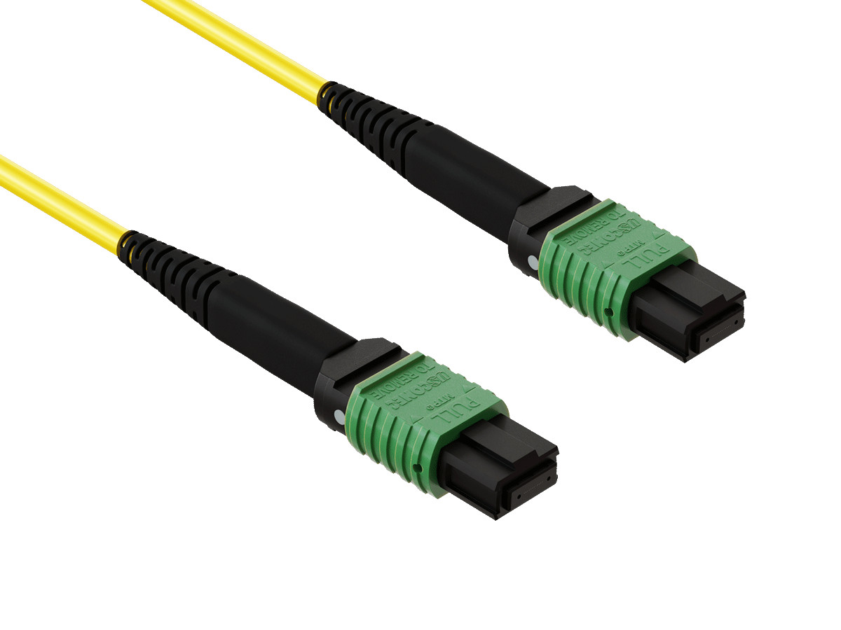 7m OS2 MTP TO MTP/APC 12 Fibers Corning Fiber Trunk Cable Type B Single-Mode ...