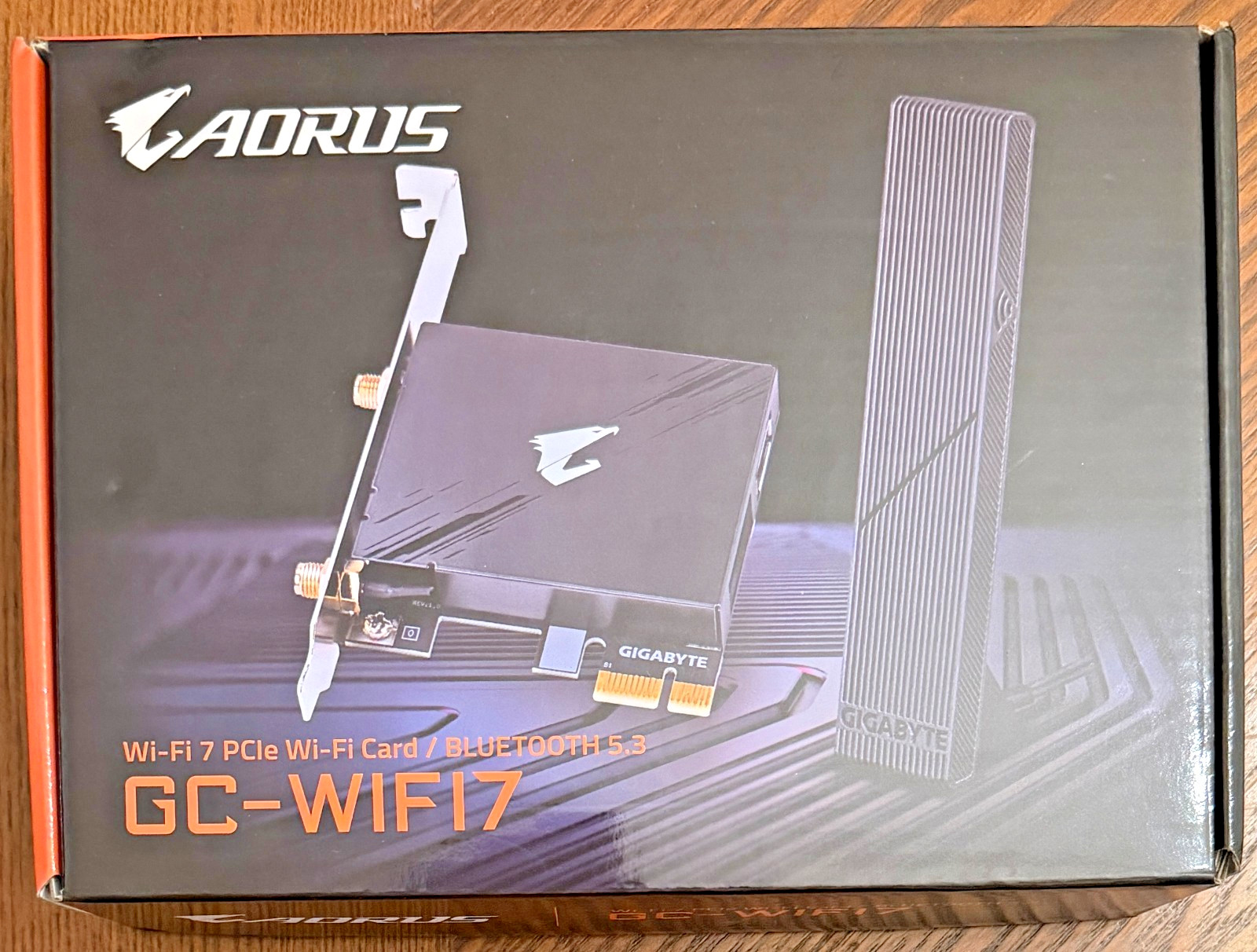 GIGABYTE GC-WIFI7 PCIe WiFi 7 Tri-Band Adapter Bluetooth 5.3 4K-QAM - NEW