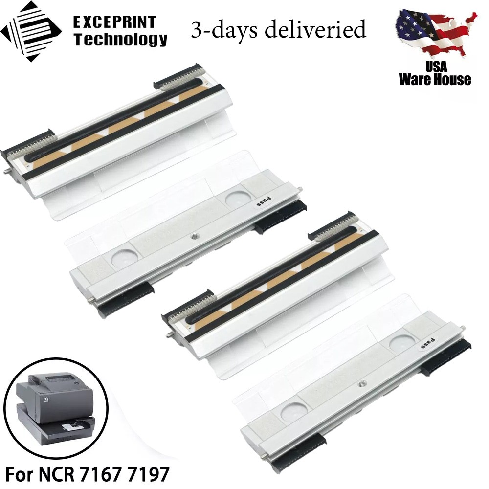 2pcs 15Pin Printhead for NCR 7167 7197 POS Printer 497-0465432 7197-6001-9001 US