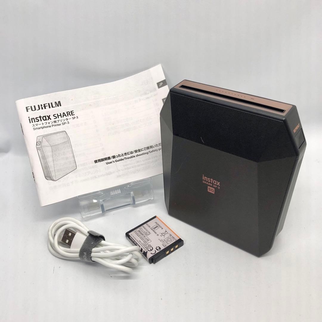 Fujifilm Instax Share SP-3 Black Square Wireless Instant Photo Printer Japan