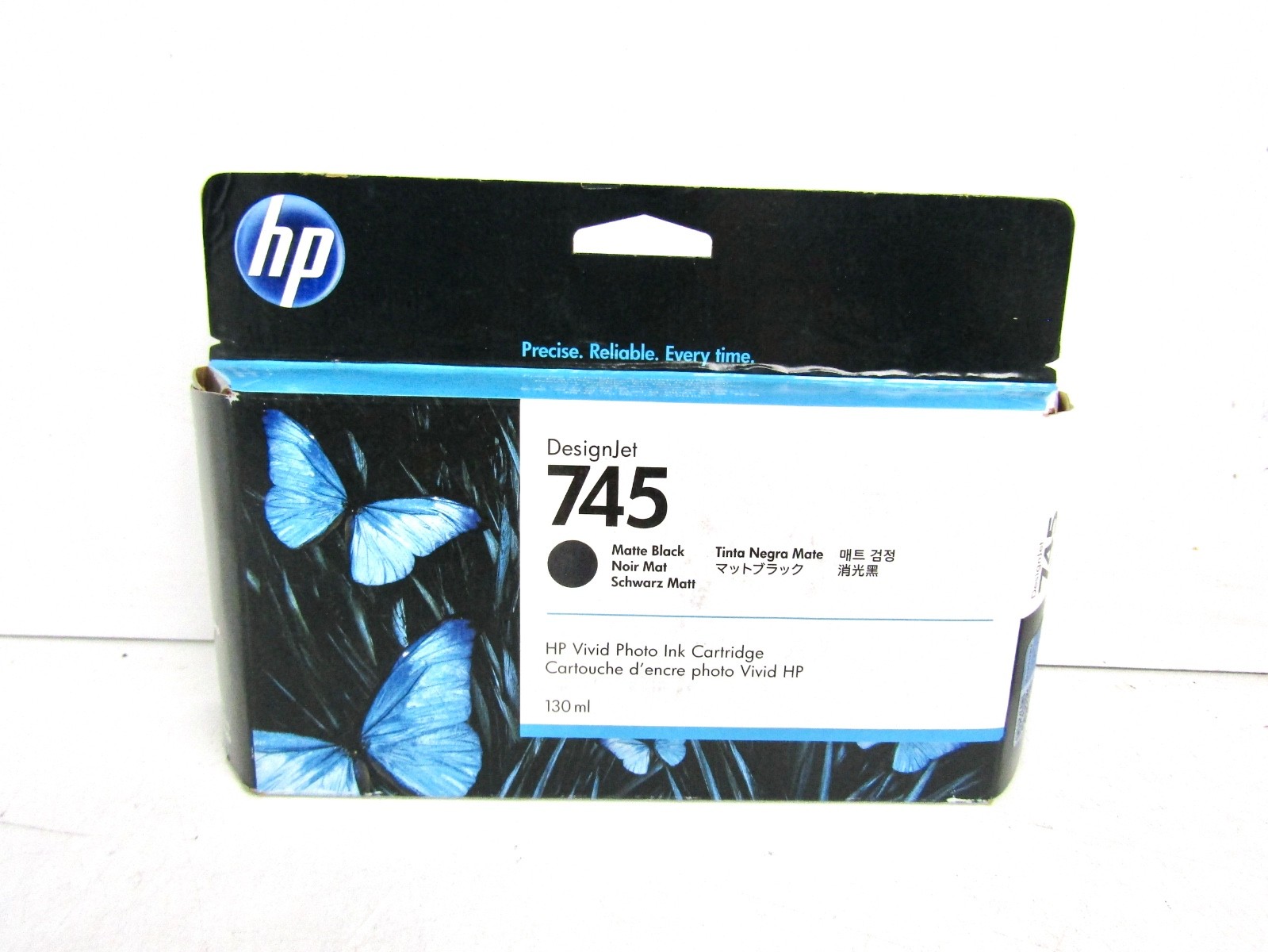 Genuine HP 745 MATTE BLACK 130ml Ink Cartridge F9J99A for HP DesignJet (expired)