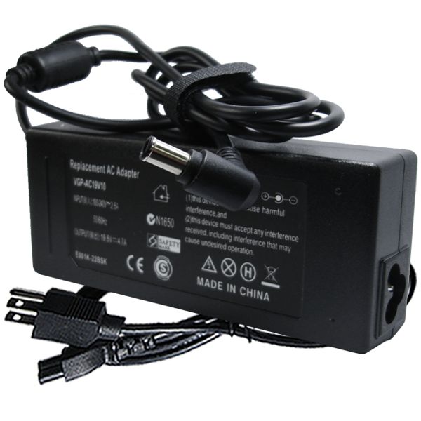 AC ADAPTER CHARGER POWER FOR SONY VIAO VGN-C1S VGN-FE21S VGN-FE31M VGN-FE41M 