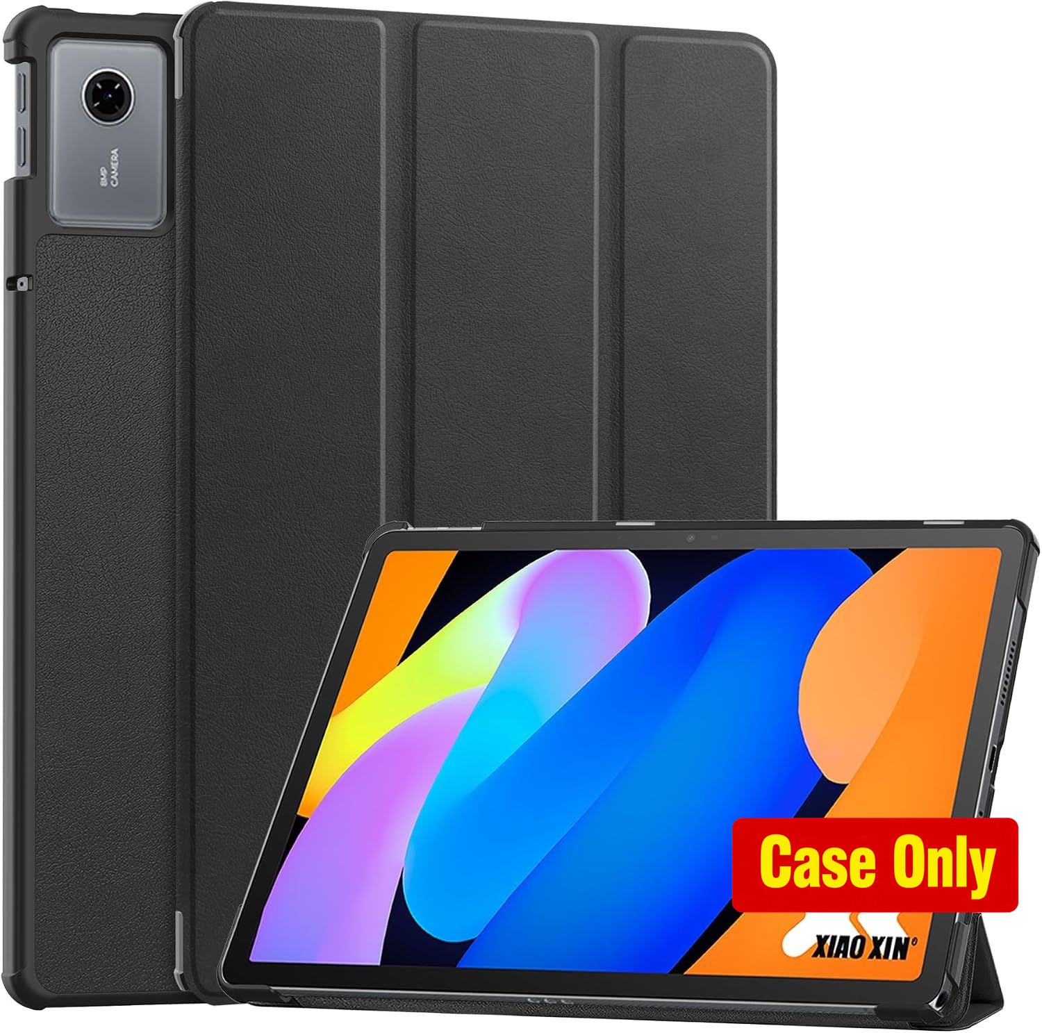 Lightweight Hard Shell Case for Lenovo Idea Tab 11" 2025, Scratch Resistant, Bla