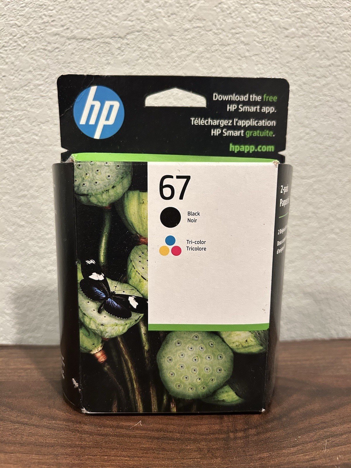 New HP 67 Ink Cartridge 2-Pack Black & Tri-Color OEM 3YP29AN Sealed EXP NOV 2026
