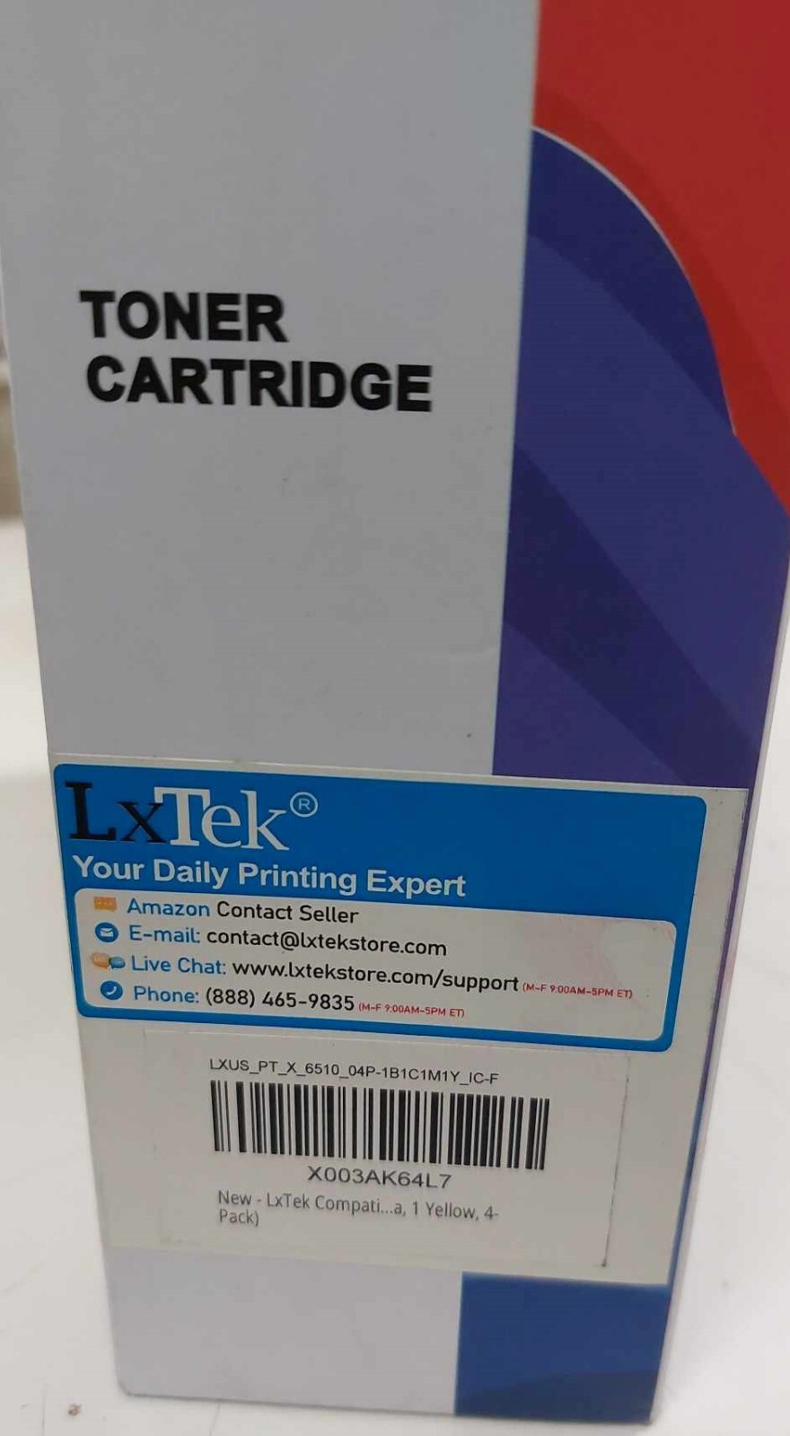(4 PCS) LxTek Compatible Toner Cartridge with Xerox 6510 - 6515 6510DN 6510DNI