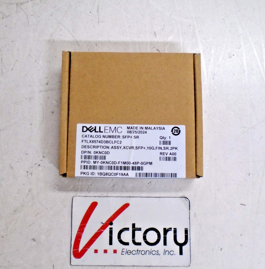 NEW Dell EMC SFP+ SR Optical Transceiver Module | FTLX8574D3BCLFC2 0KNC0D | 10G
