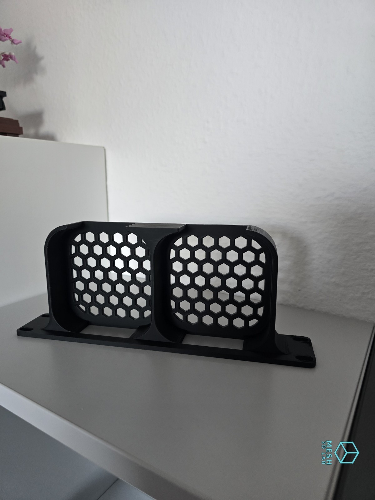2x Philips Hue Bridge 10 Inch Rack Mount Bracket Black
