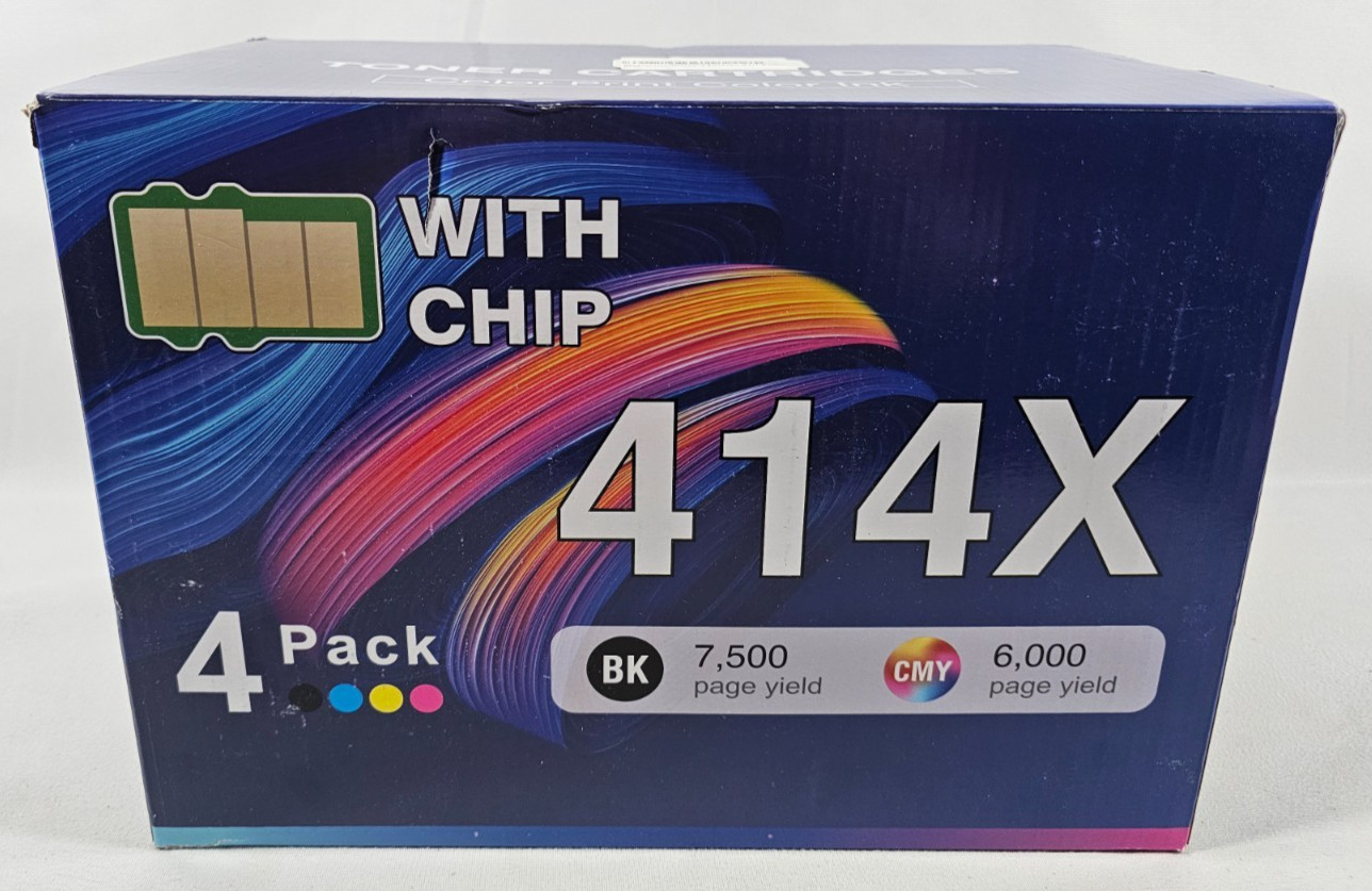 For HP LaserJet Pro 414X W2020X 4x Toner Cartridge Black Cyan Magenta Yellow