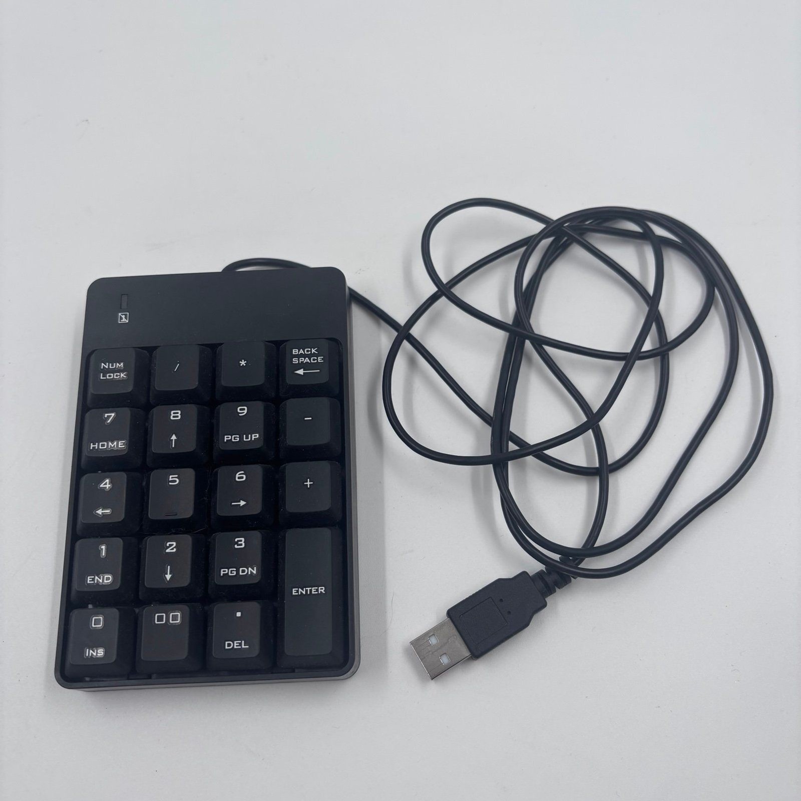 Wired USB Numeric Keypad 18 Key Numpad Accounting Data Entry Portable