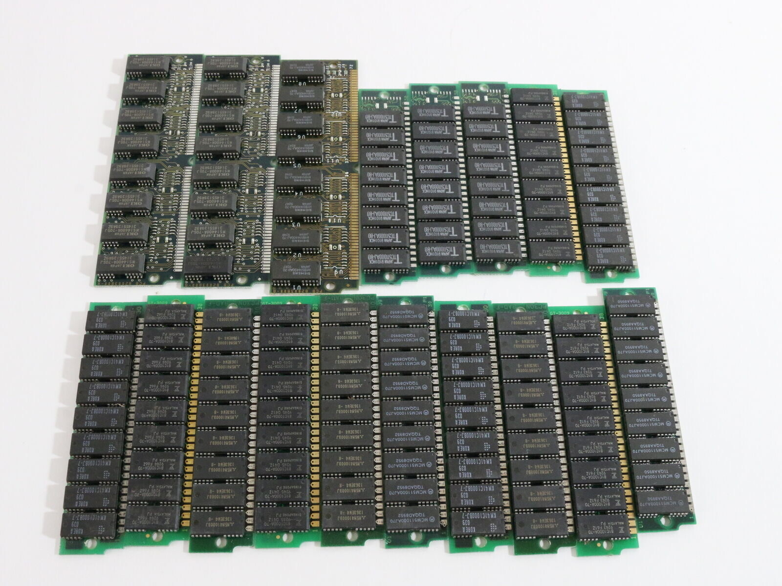 Lot Of 18 Vintage Computer Ram Seagate MCM91000s Oki Siemens