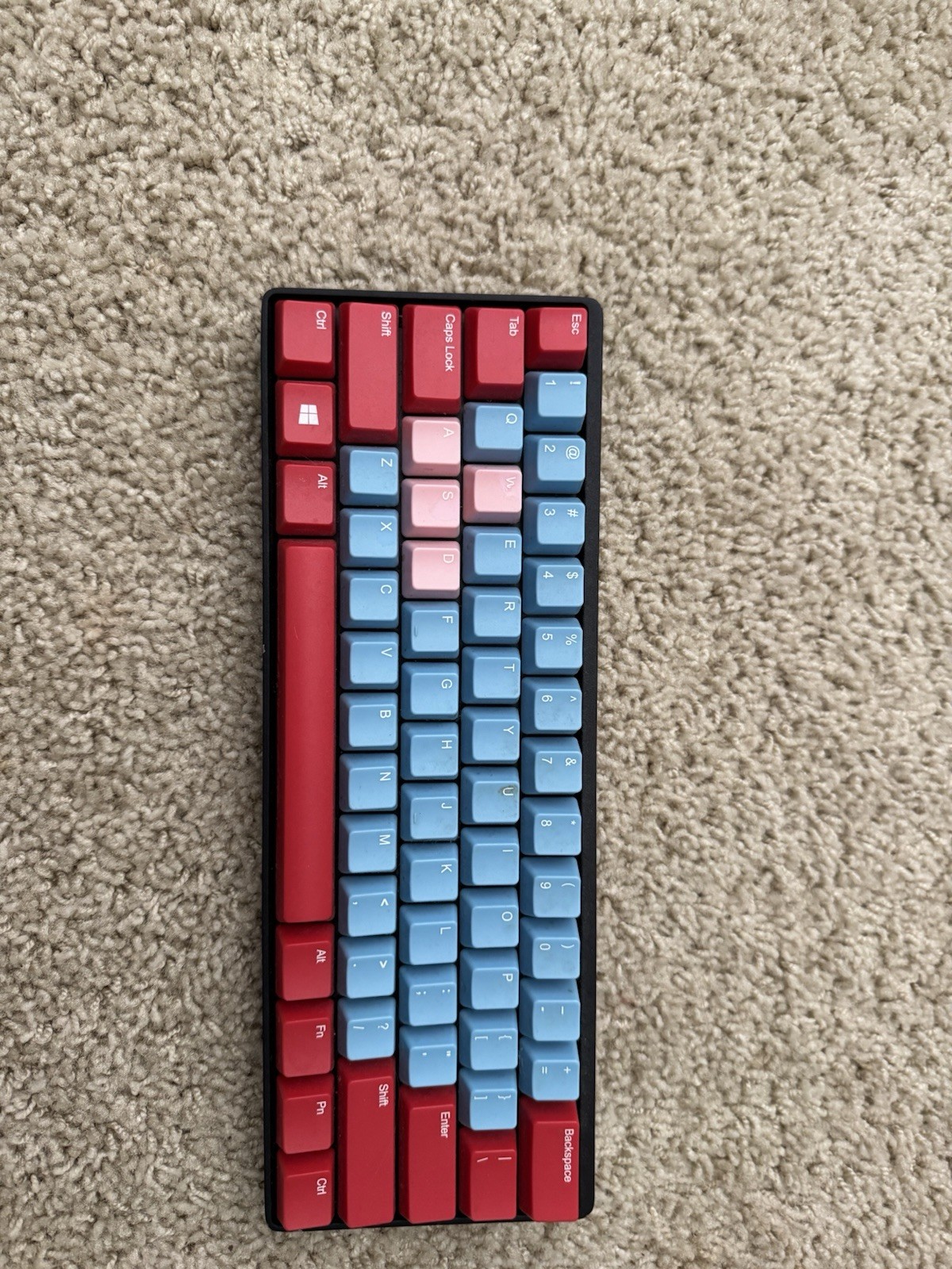 WASD VP3 61-Key Custom Mechanical Keyboard Cherry MX Brown No Box