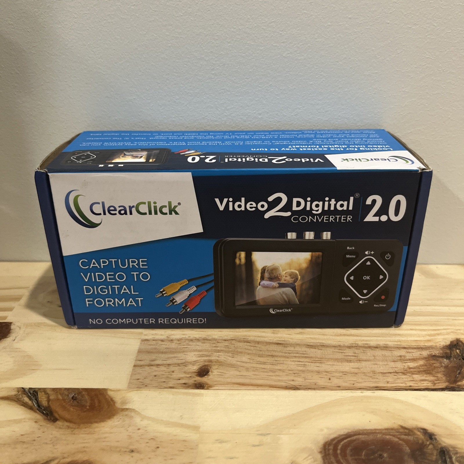 ClearClick Video to Digital Converter 2.0 Second Generation VHS Camcorder Tapes