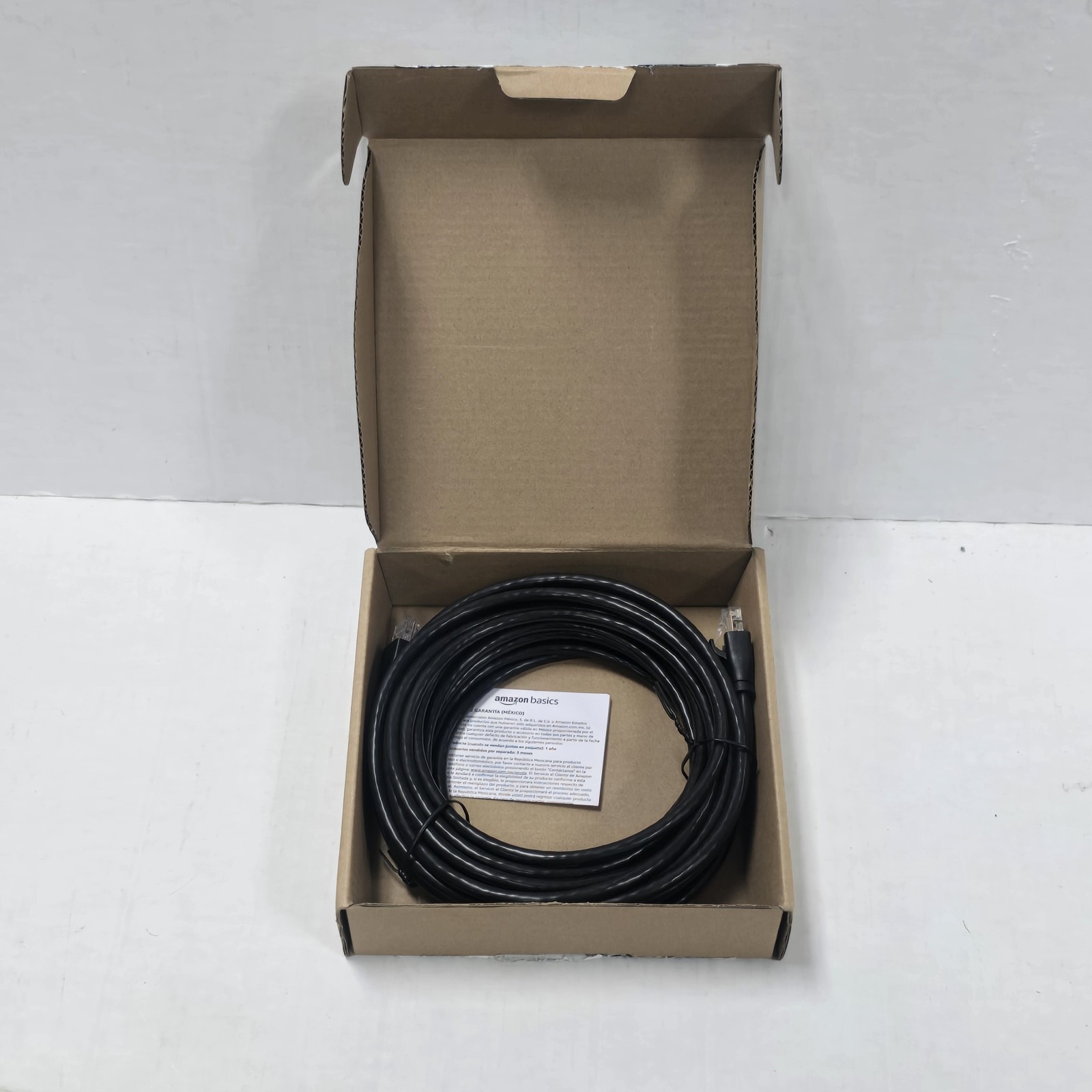 Amazon Basics RJ45 Cat-6 25ft Ethernet Patch Cable, 1Gpbs Transfer Speed
