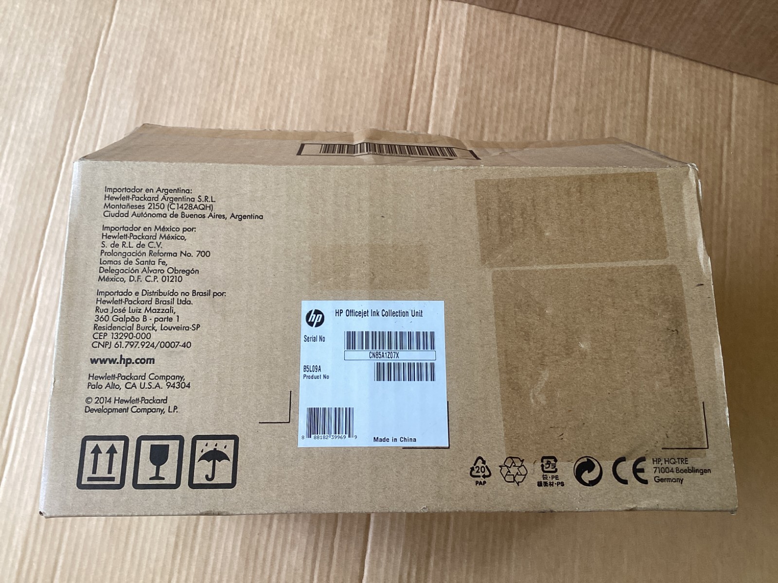 NEW Genuine HP OfficeJet Ink Collection Unit B5L09A