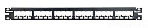 Panduit CP24BLY 24-Port All Metal Modular Patch Panel - 1U