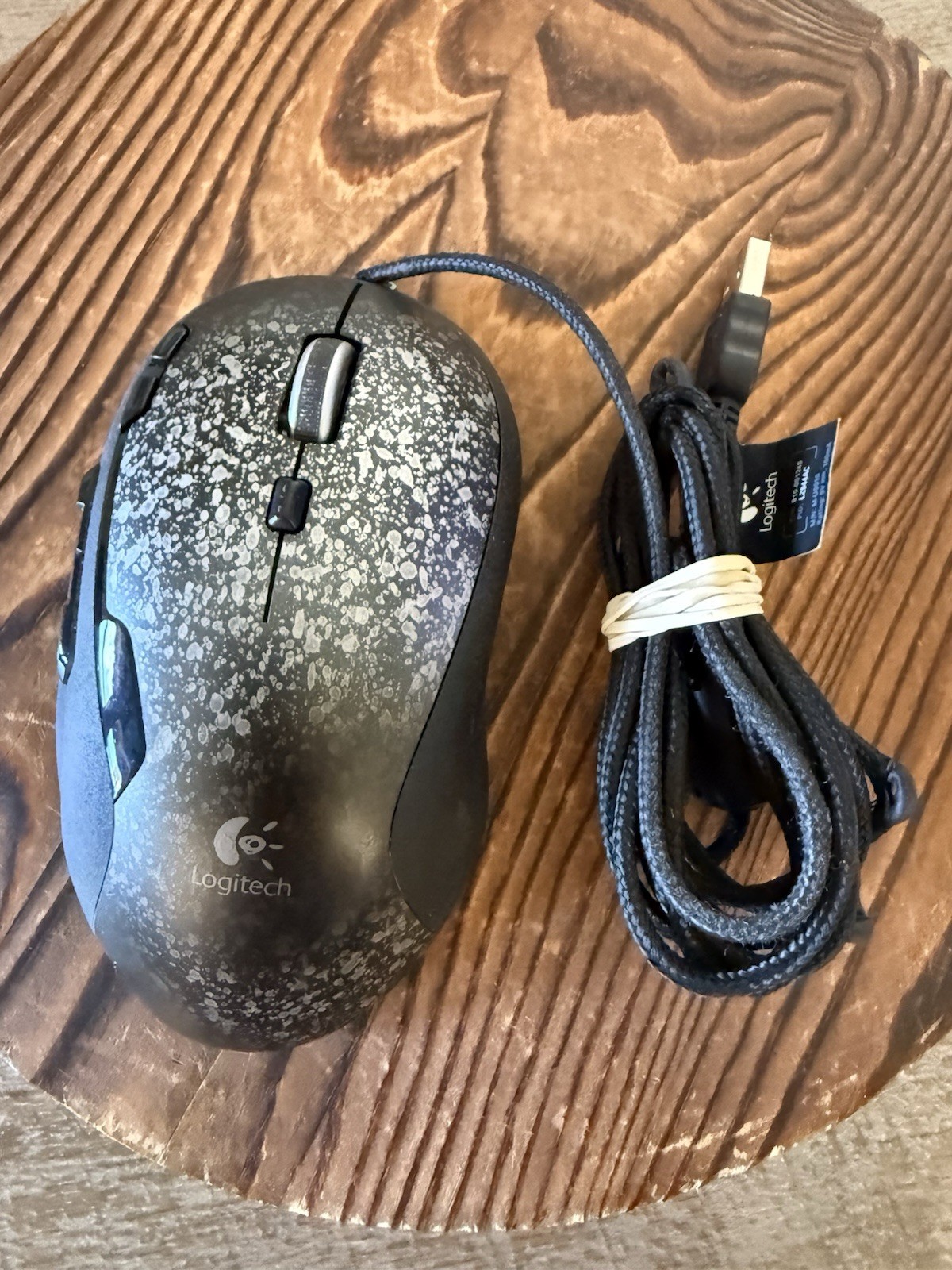 Logitech ~ G500 ~ Wired Gaming Mouse ~ with Weights ~ Tested Working