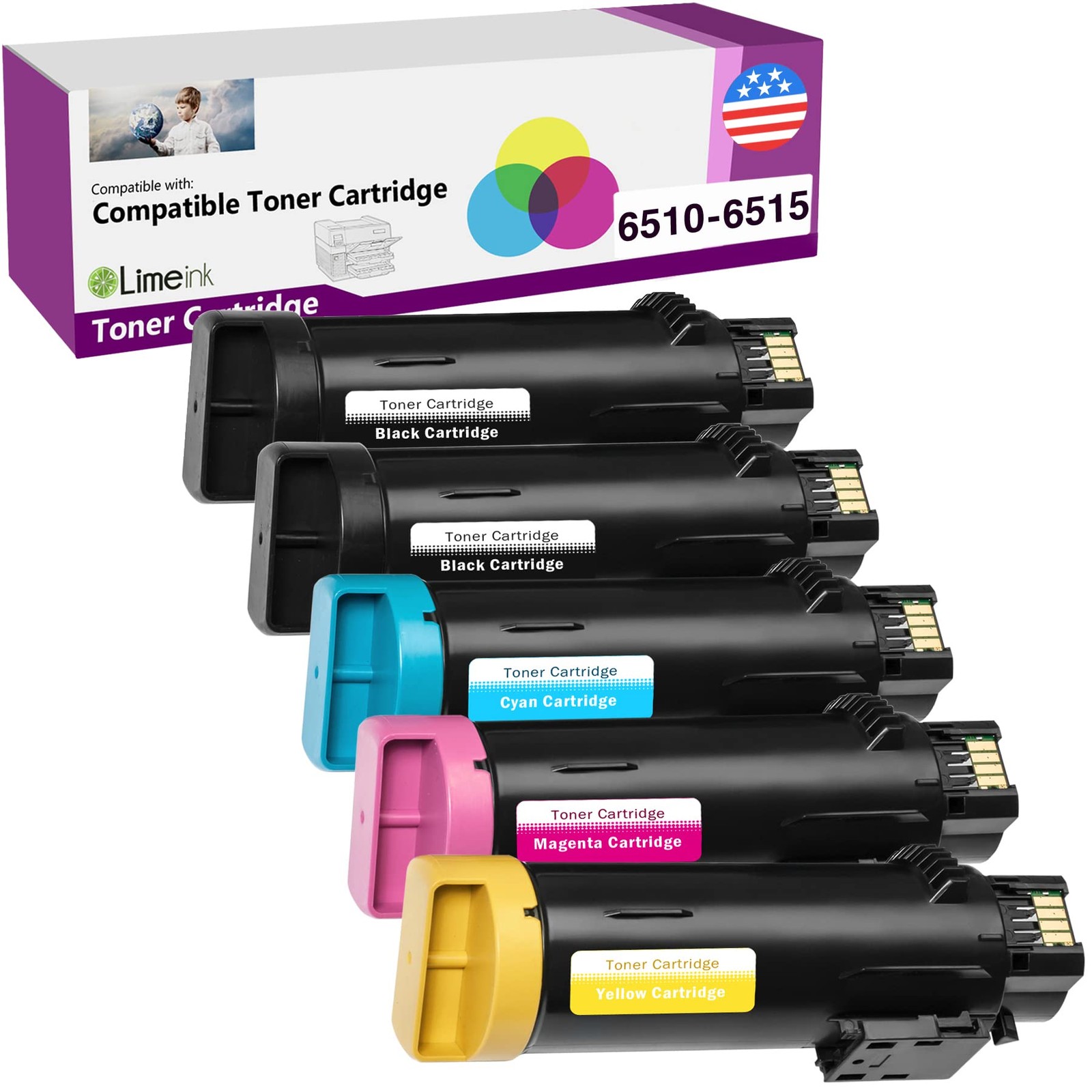 Limeink Compatible Toner Cartridge Replacement Xerox 6515 Xerox Phaser 6510