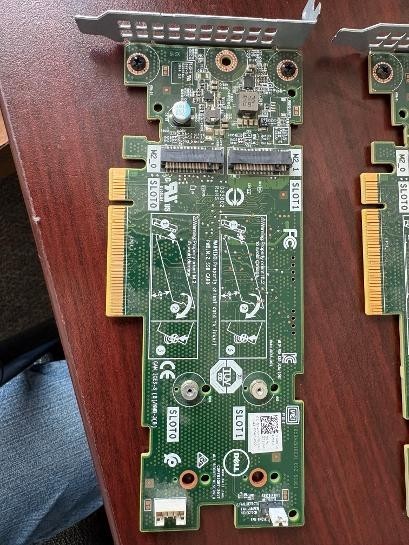 Lot of 3 Dell 61F54 PCIe BOSS 2x M.2 Boot SSD Adapter Card  dell  Server+full