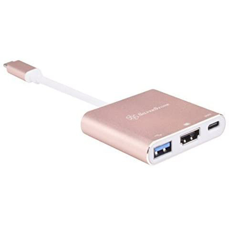 SilverStone EP08P USB Type-C Multi-Purpose Hub- USB Type-A, USB Type-C, and HDMI
