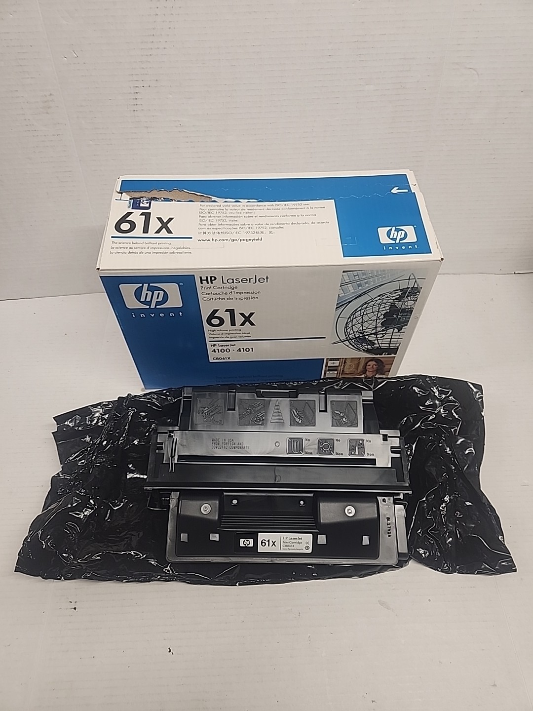 Genuine HP LaserJet 61X Toner, C8061X, Open Box