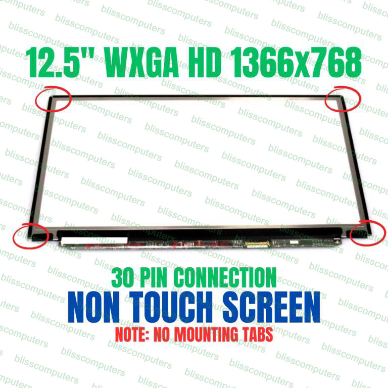 M125NWN1 R0 R1 LP125WH2 TPH1 HB125WX1-200 B125XTN01.0 eDP 30 Pin LCD LED SCREEN