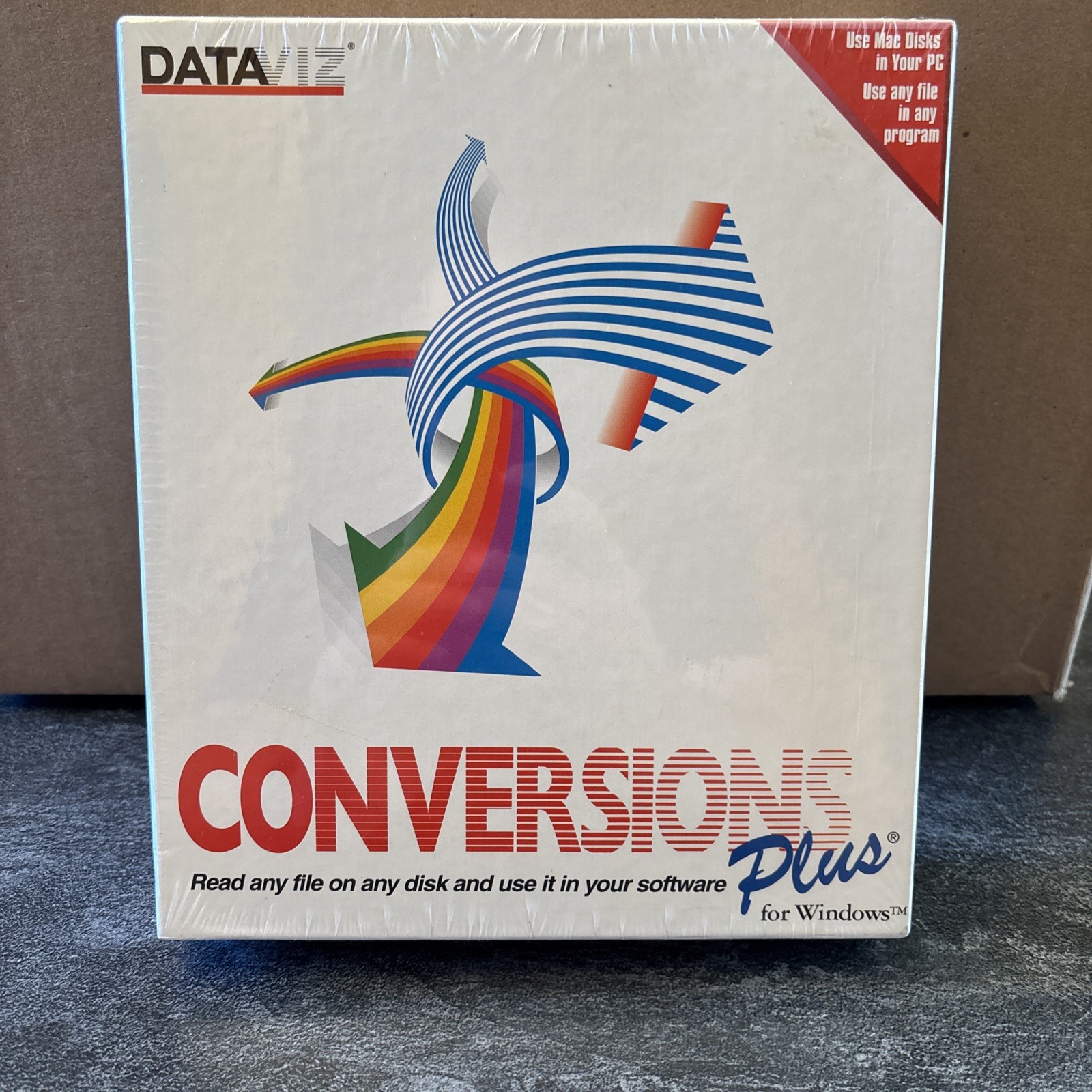 DataViz Conversions Plus for Windows 95, CD - Open Mac discs and files and MORE