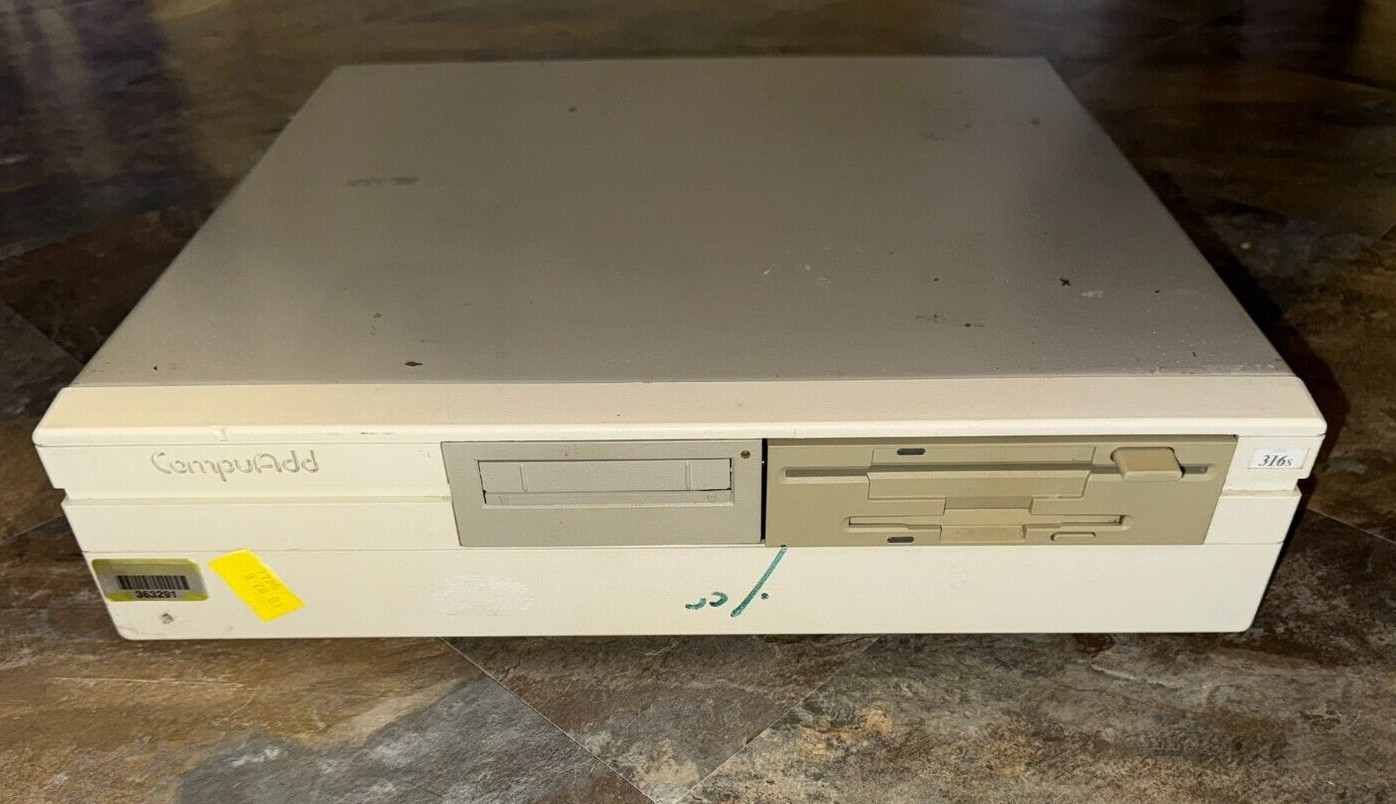 CompuAdd 316 Computer Offer #1A: Power-tested vintage