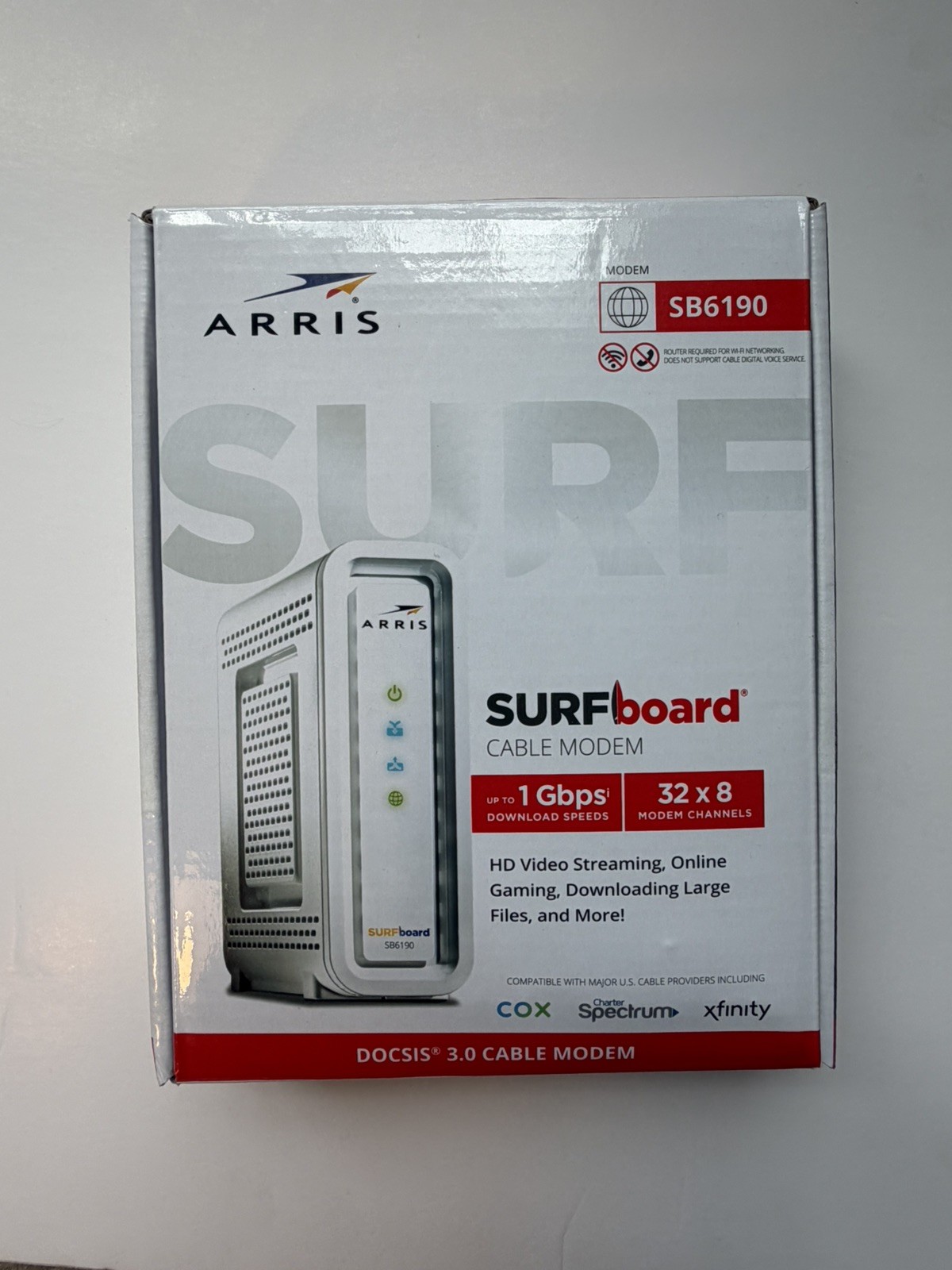 Arris Surfboard 3.0 Cable Modem Open Box Brand New