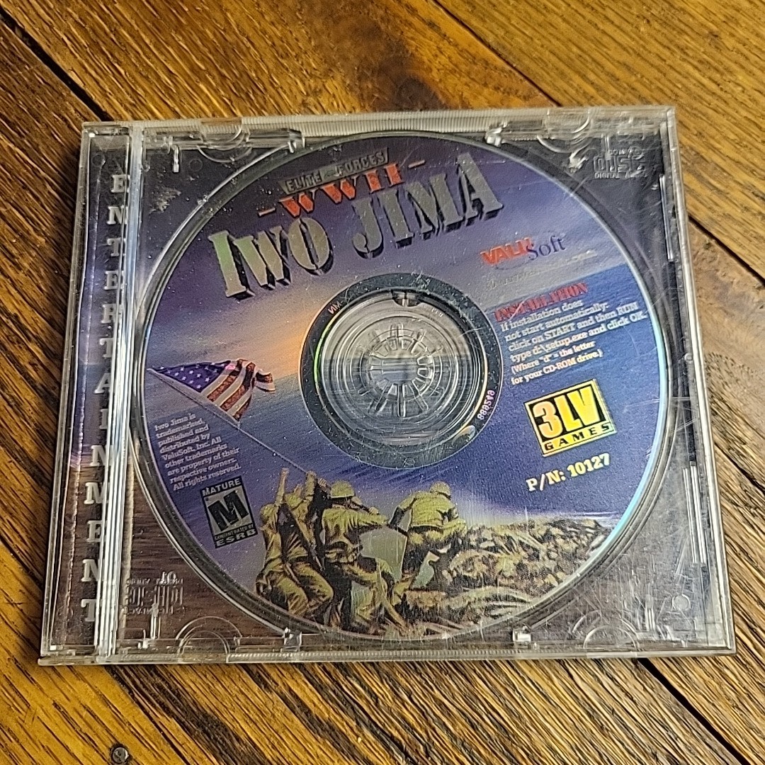 Elite Forces IWO JIMA Video Game - PC CD-ROM ValuSoft Win 95/98/ME ~ Mature