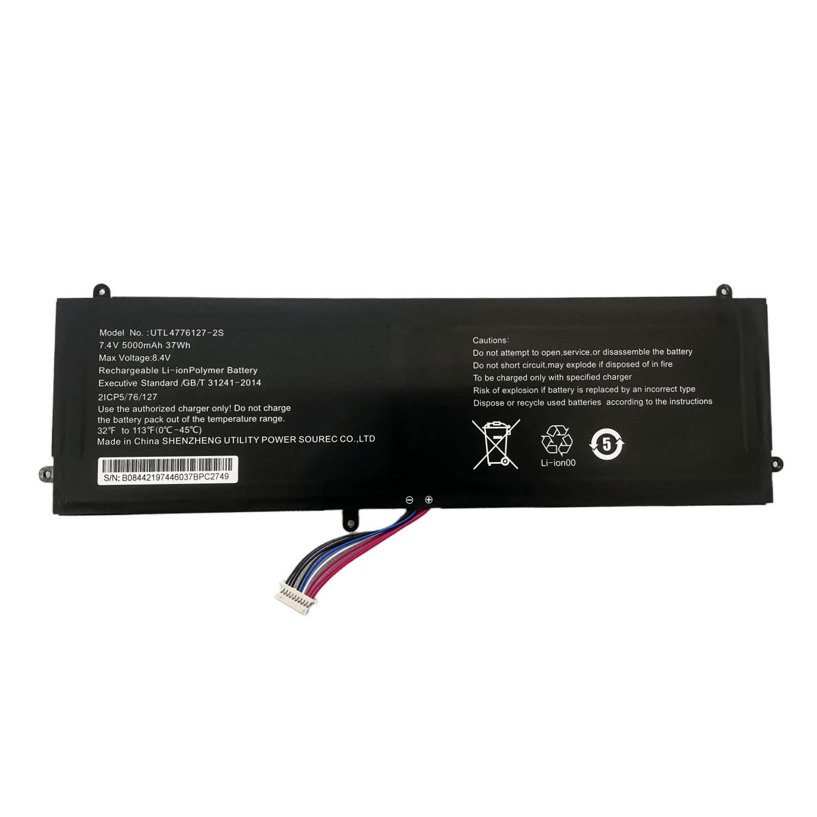 New Original 5000mAh  7.4V UTL4776127-2S Battery for Smartbook 141 C2 Notebook