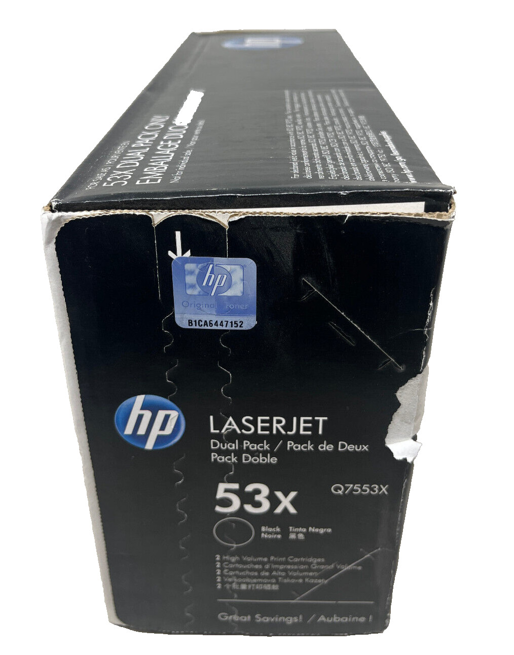 HP Q7553X HP 53X GENUINE BLACK TONER P2014/P2015/P2015dn/M2727nf [B BOX]