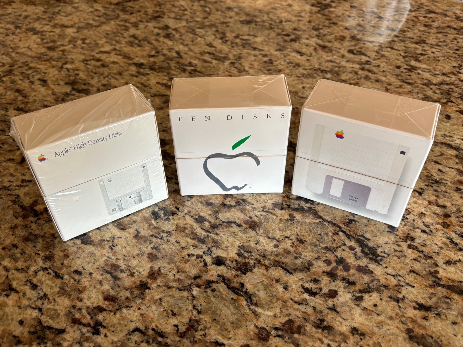 APPLE 3.5" Floppy Disks - 3 Boxes of 10 Unopened & Sealed - NICE SET w/Picaso