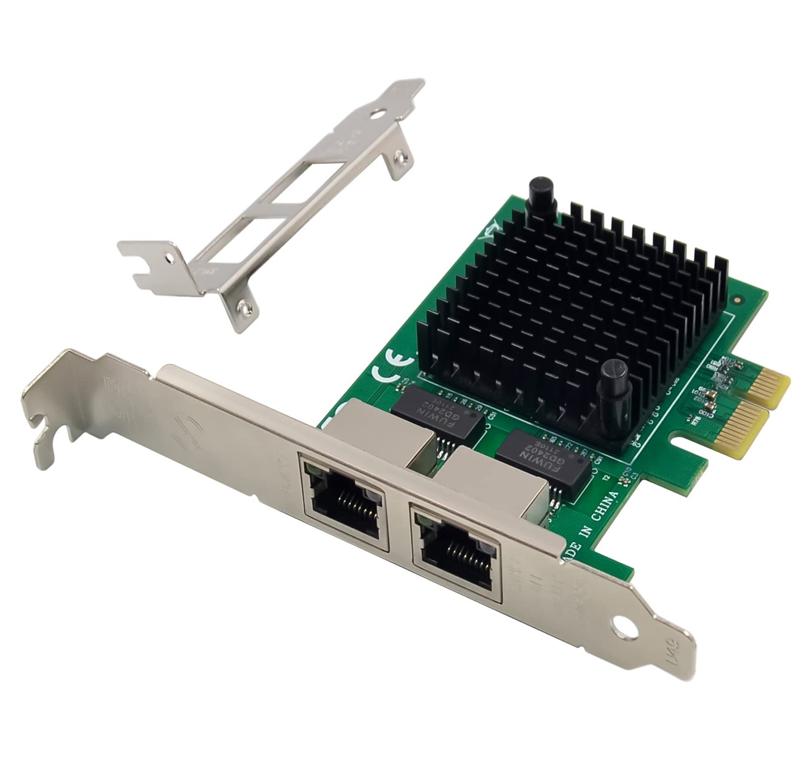 Dual PCIe 3.1 2.5GBase-T Network Adapter with Intel I225-V / I226-V...