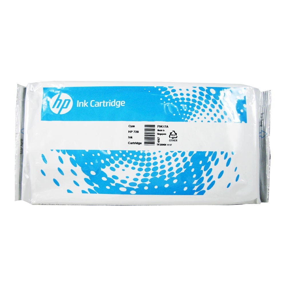 Genuine HP 728 Cyan High Yield 300ml Ink Cartridge HP DesignJet T730 T830