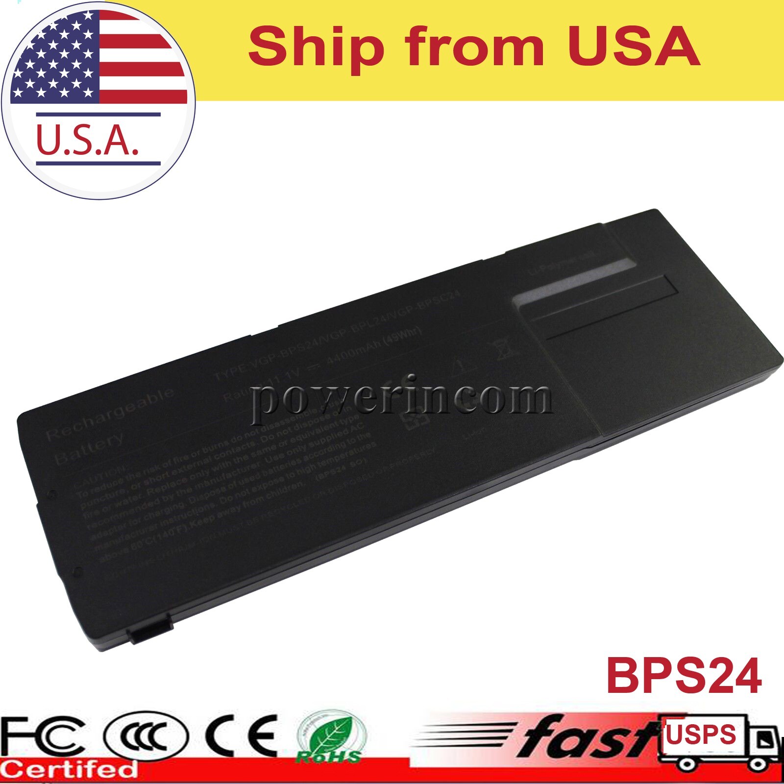 NEW VGP-BPS24 Battery For Sony VAIO SVS13 SVS13115 SVS13117 SVS13118 VGP-BPL24