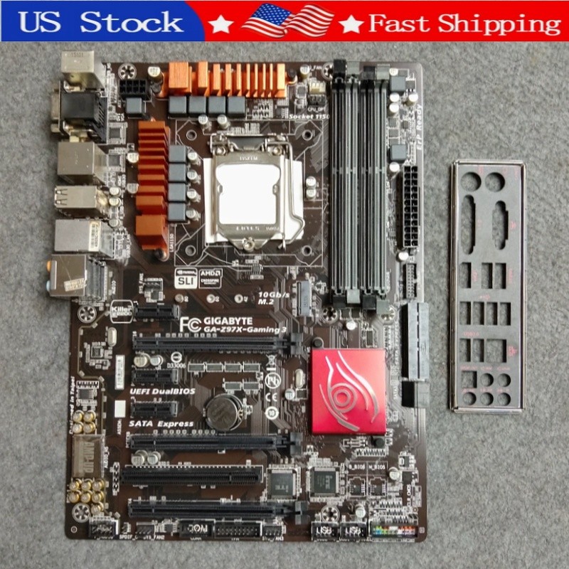 Used Gigabyte GA-Z97X-Gaming 3 LGA1150 Z97 ATX DDR3 Gaming Motherboard USB3.0