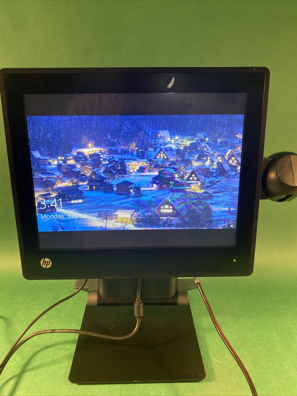HP L6015tm 15" Retail POS Touchscreen LCD Monitor A1X78A + barcode scanner