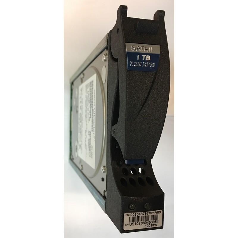 005048797 - EMC 1TB 7200 RPM SATA 3.5" HDD for all CX4's, CX3-80, -40, -40C, ...