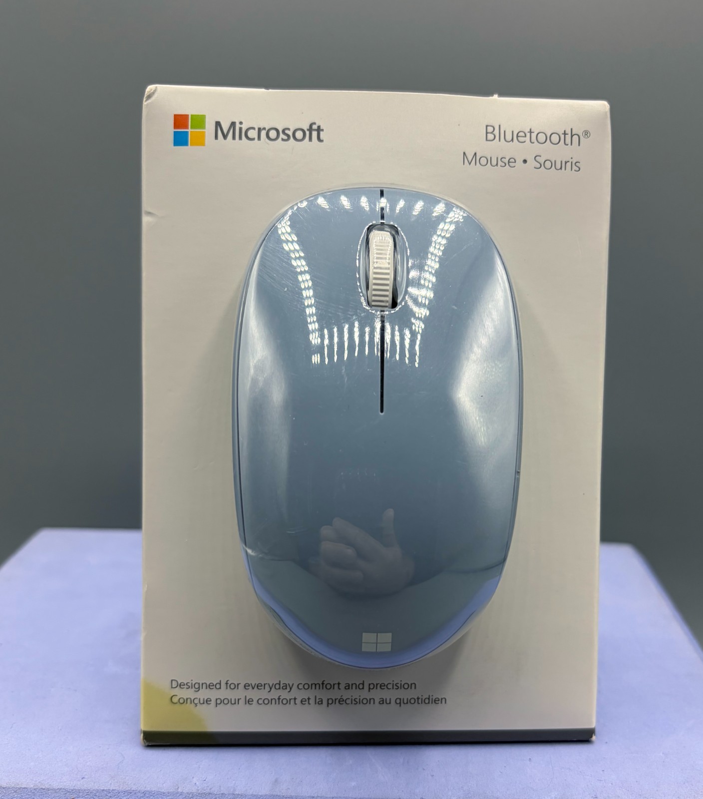 Microsoft Wireless Bluetooth Mouse Pastel Blue RJN-00013 Model 1929 Ambidextrous