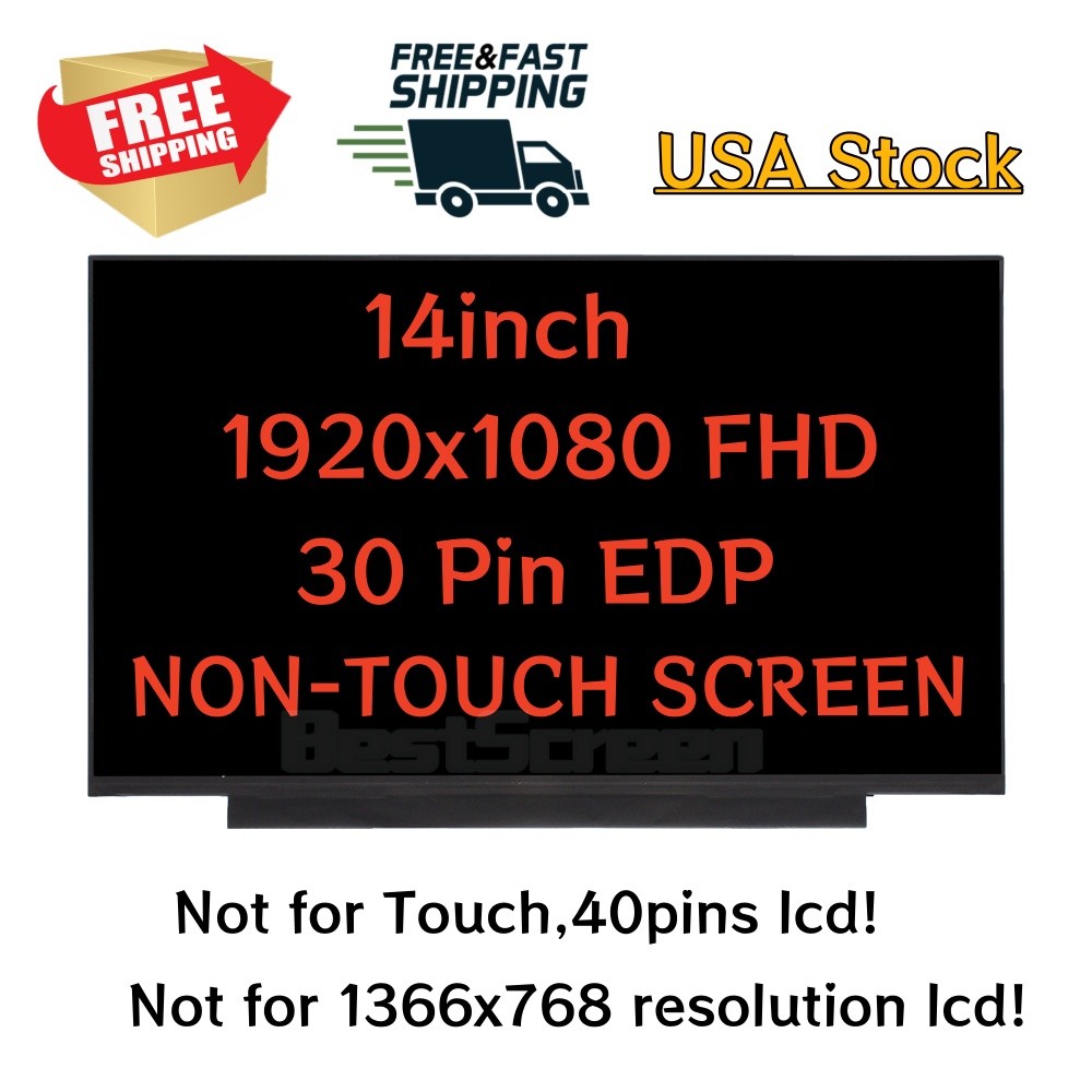 14.0" LP140WFA-SPF2 LP140WFA(SP)(F2) 1920x1080 FHD LCD LED Display Screen Panel